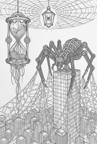 Spider Hourglass