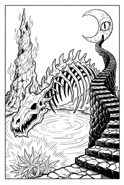 Dragon Skeleton Bridge