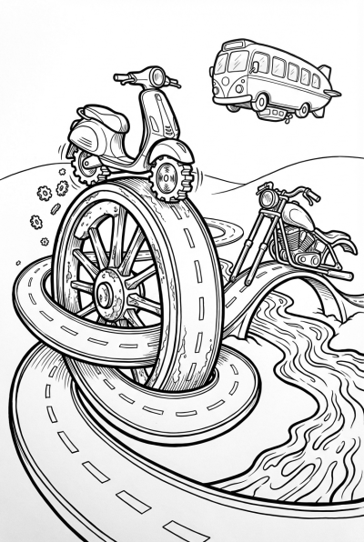 Spiral Highway Wheel