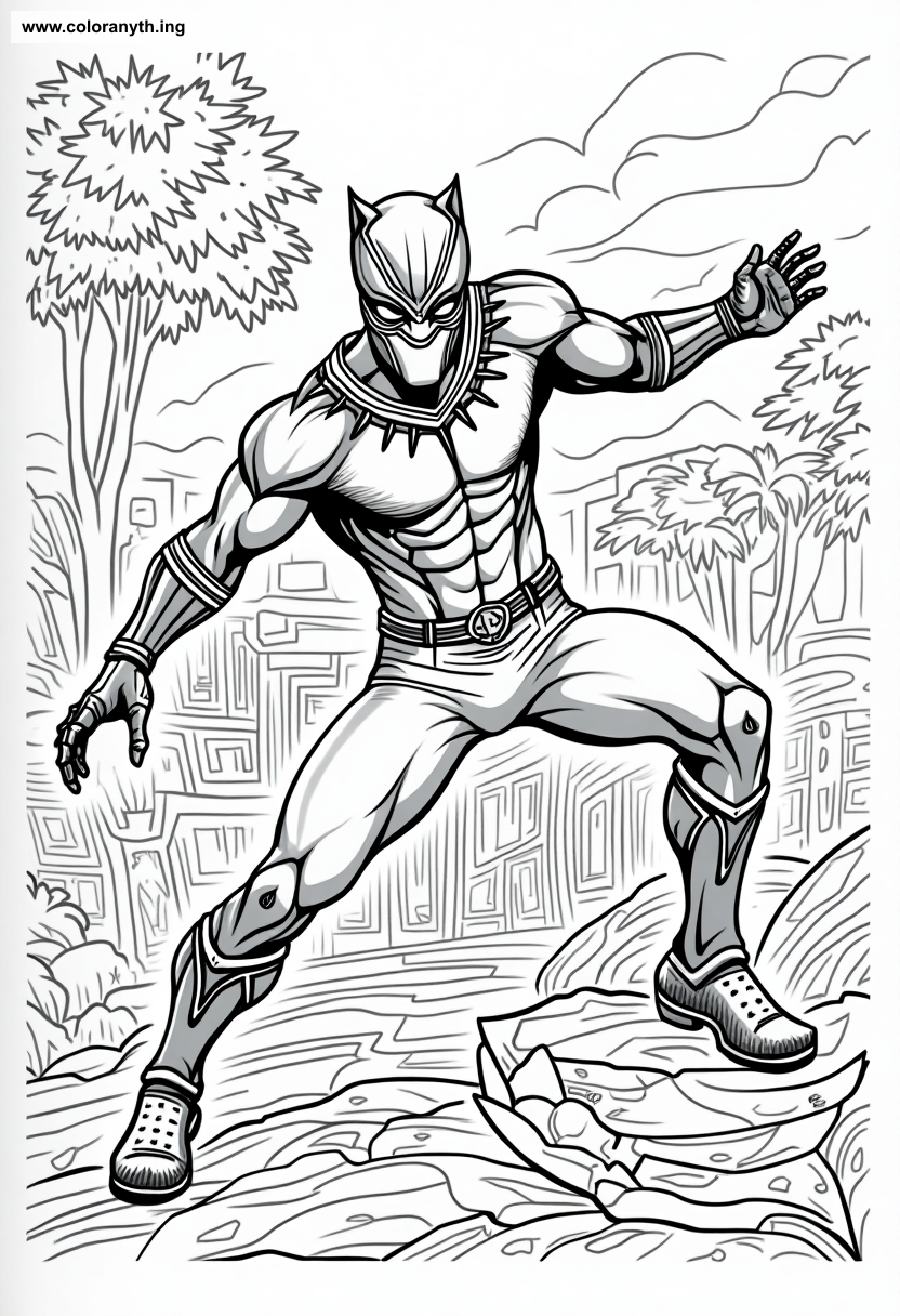 5 Comic Coloring Pages