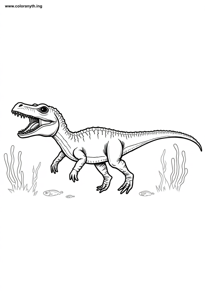 3 Prehistoric Creature Coloring Pages